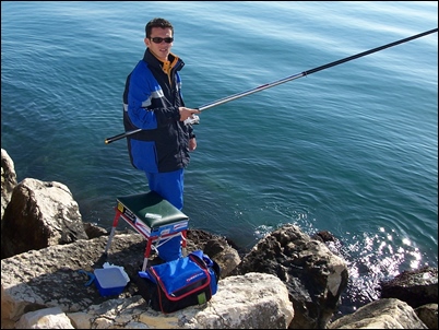 pesca a bolognese con la Tubertini Pro Reel