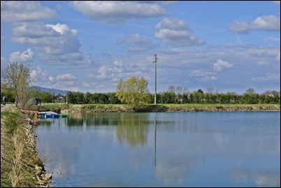 pesca sportiva al laghetto Ca Brusa'  in provincia di Vicenza