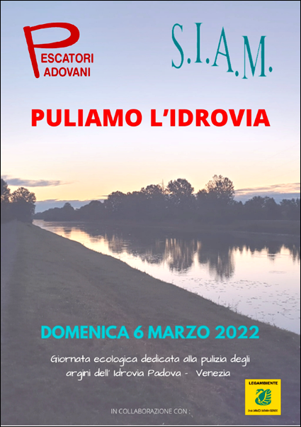 Puliamo l'Idrovia è un evento di pulizia ecologica organizzato dall'Associazione Pescatori Padovani